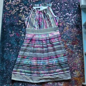 Colorful striped dress with pockets!